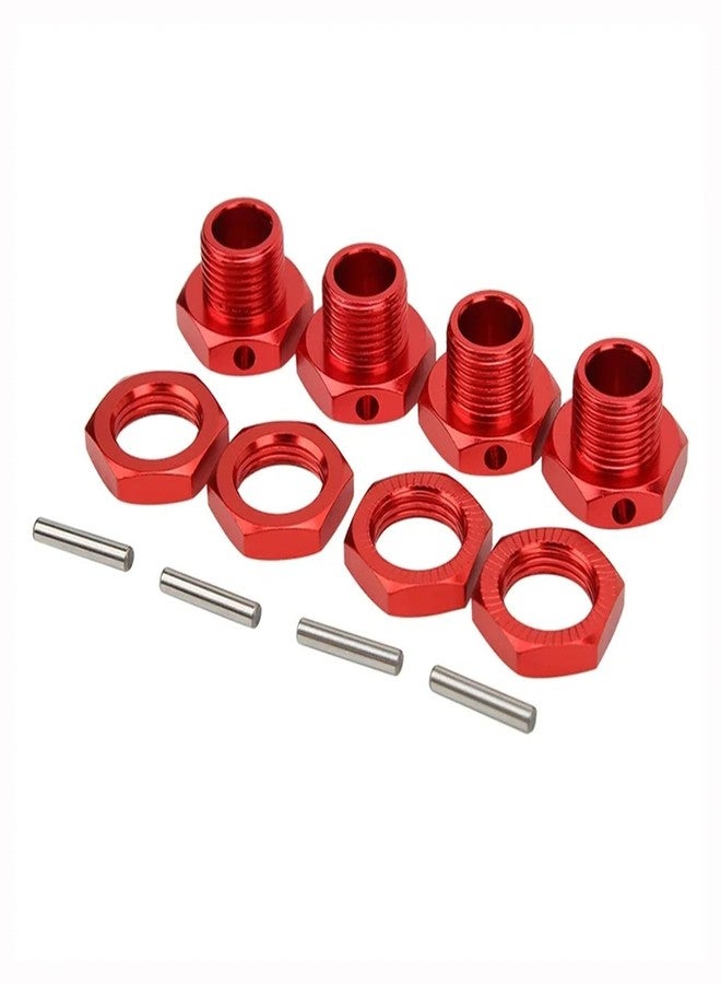 Dantenron RC Aluminum 17mm Wheel Hex Nuts with Wheel Hub Wrench Repair Tool Set Upgrades Part for 1/8 RC Cars Trucks Off Road Buggy Arrma Typhon Kraton 6S 3S Traxxas E-Maxx E-Revo Mojave (Red) - Image 5